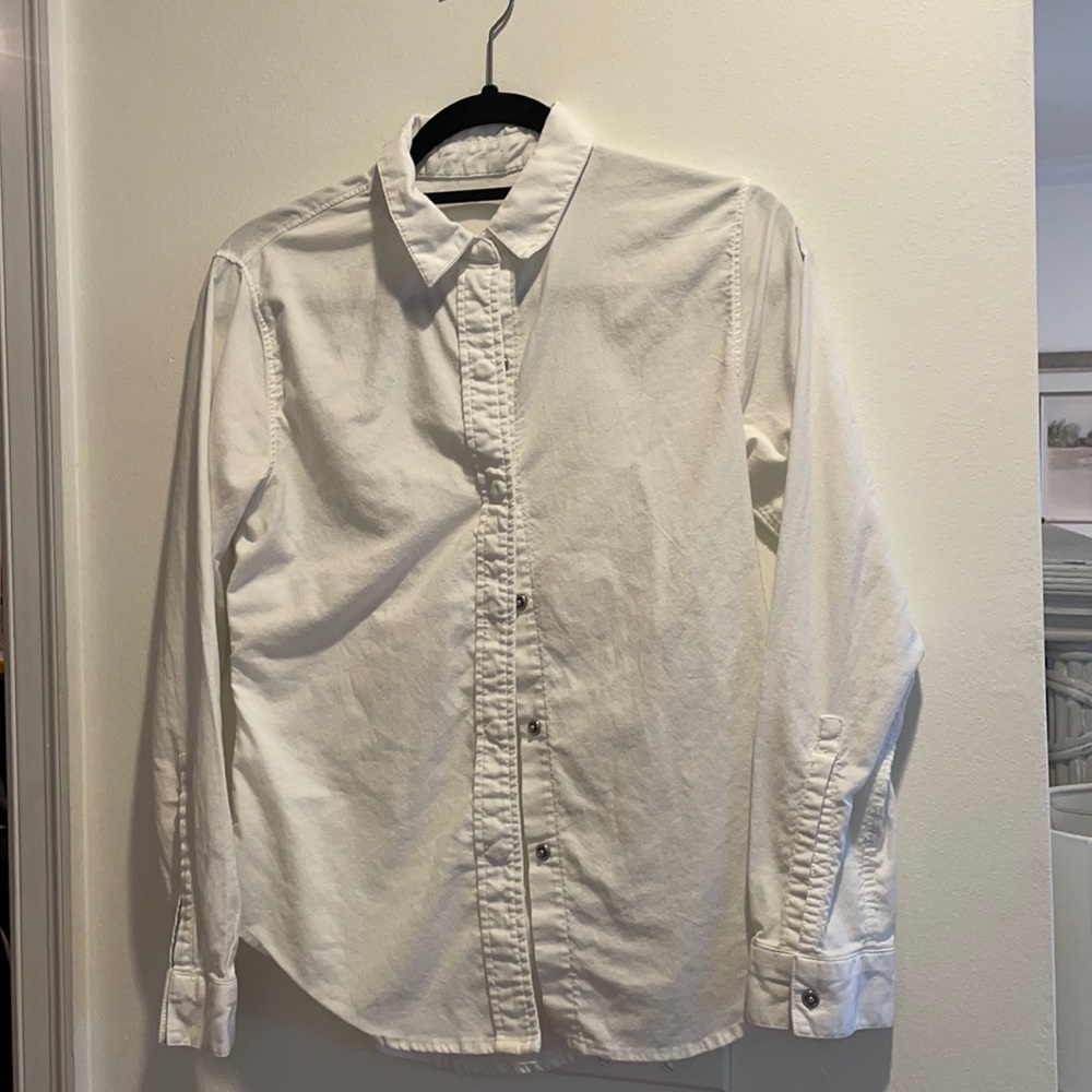 Lululemon white button down